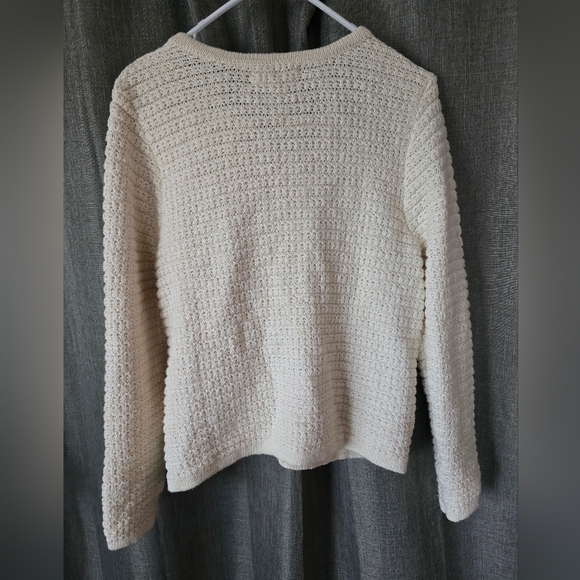 Lucky Brand Cream Women's Cardigan Sweater - Picture 3 of 7